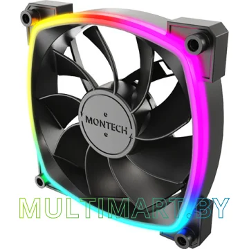 Вентилятор для корпуса Montech RX120 PWM (черный) картинка 3